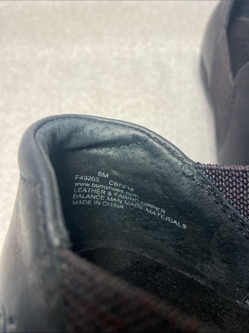 Born Black Leather Slip-On Ankle Shoes
Size 8. - Picture 6 of 9